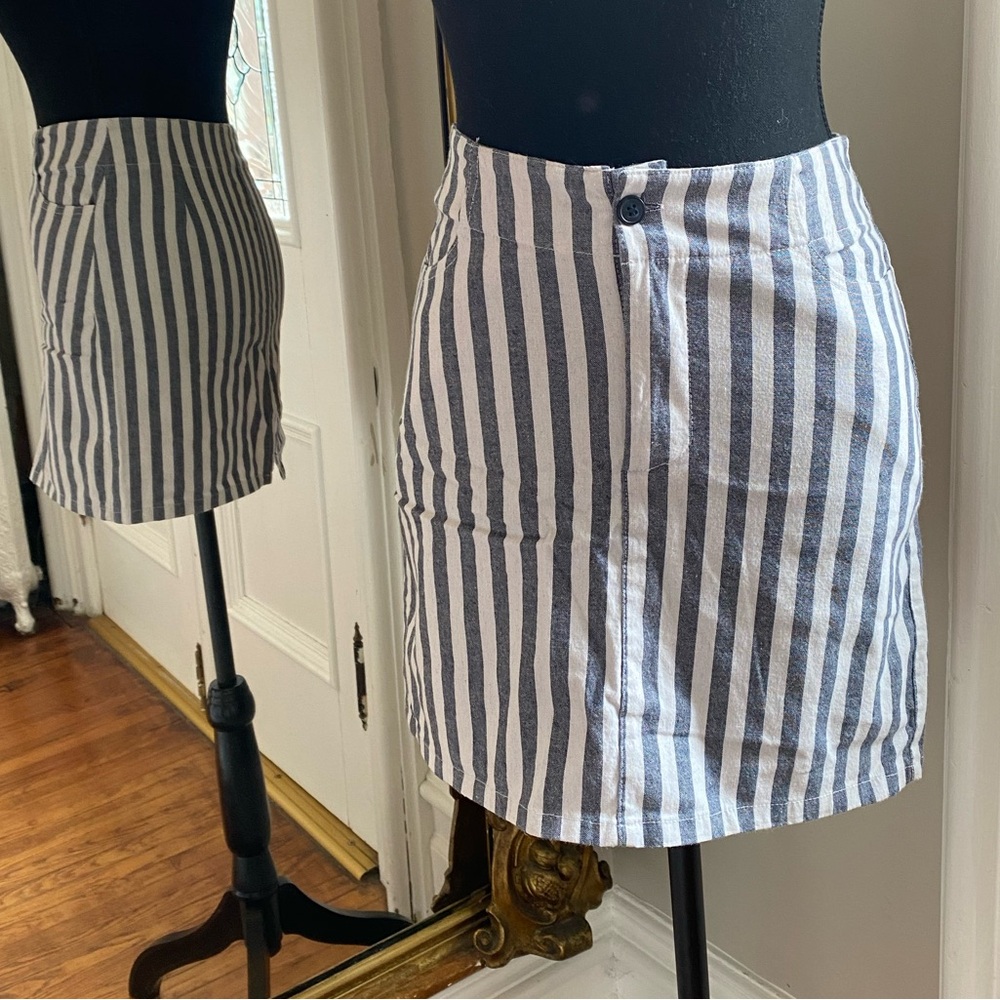 Brandy Melville pinstripe skirt